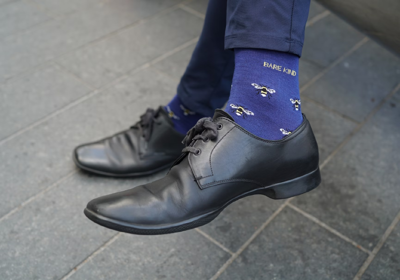 Socks in shoes
